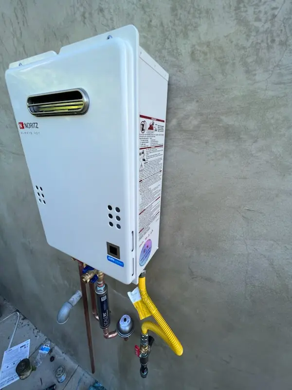Tankless water heater installation for Fairway Bend homes